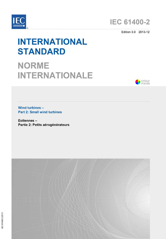 Cover IEC 61400-2:2013